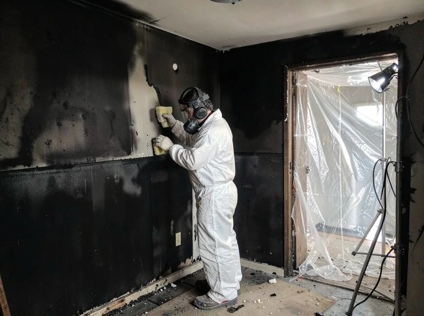 Fire Damage Restoration company in Crystal, MI